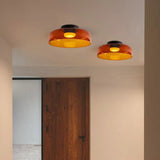 Scandinavische Designer Creatieve Persoonlijkheid Middeleeuwse Glazen Plafondlamp