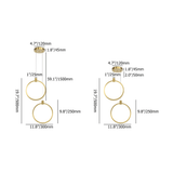 2 - Lichts Cirkel Hanglamp Goud Messing Gecharmeerd - Stralend thuis Amsterdam