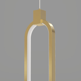 2 - Lichts Cirkel Hanglamp Goud Messing Gecharmeerd - Stralend thuis Amsterdam