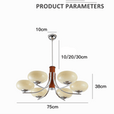 3/5 Hoofd Bauhaus kroonluchter - Stralend thuis Amsterdam