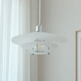 Moderne UFO-vormige kroonluchter vintage hanglamp