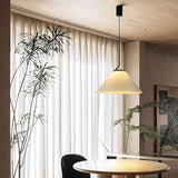 Nordic geplooide Creme Hanglamp