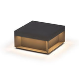 Zwarte doos lantaarnpaal voor buiten