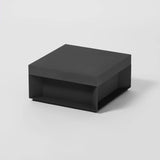 Zwarte doos lantaarnpaal voor buiten