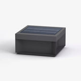 Zwarte doos lantaarnpaal voor buiten