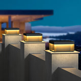 Zwarte doos lantaarnpaal voor buiten