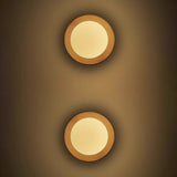 Natuurlijk hout wit Eenvoudige wandlamp