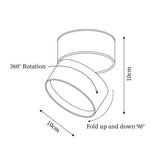 Opbouw plafondlamp Savvina