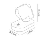 Ice stone glazen tafellamp