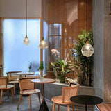 Kristallen glazen hanglamp