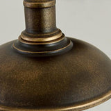 Alessio Rustieke Komvormige Antiek Messing IP65 Waterdichte Wandlamp voor Buiten - Stralend thuis Amsterdam