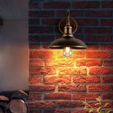 Alessio Rustieke Komvormige Antiek Messing IP65 Waterdichte Wandlamp voor Buiten - Stralend thuis Amsterdam