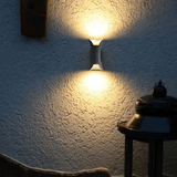 Buiten Waterdichte LED Aluminium Wandlamp - Stralend thuis Amsterdam