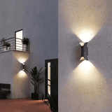 Buiten Waterdichte LED Aluminium Wandlamp - Stralend thuis Amsterdam