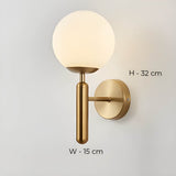 Clair Wandlamp van bewerkt glas - Stralend thuis Amsterdam