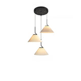 Nordic geplooide Creme Hanglamp