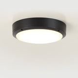 Eenvoudige buiten waterdichte aluminium ronde LED inbouw plafondlamp - Stralend thuis Amsterdam