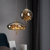 Essence | Exquisite Bruin Glas Hanglamp - Stralend thuis Amsterdam