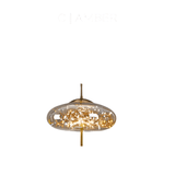 Essence | Exquisite Bruin Glas Hanglamp - Stralend thuis Amsterdam
