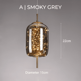 Essence | Exquisite Bruin Glas Hanglamp - Stralend thuis Amsterdam