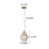 Fernando - Ronde Gelaagde Kristallen Hanglamp - Stralend thuis Amsterdam