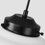 Vintage witte melkglas geometrische kruik hanglamp