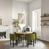 Gouden Geometrische Hanglamp 2 - Ring LED in Messing - Stralend thuis Amsterdam