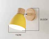 Jandiel - Hout Scandinavisch Moderne Hangende Schakelaar Wandlamp - Stralend thuis Amsterdam