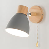 Jandiel - Hout Scandinavisch Moderne Hangende Schakelaar Wandlamp - Stralend thuis Amsterdam