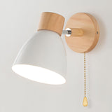 Jandiel - Hout Scandinavisch Moderne Hangende Schakelaar Wandlamp - Stralend thuis Amsterdam