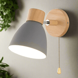 Jandiel - Hout Scandinavisch Moderne Hangende Schakelaar Wandlamp - Stralend thuis Amsterdam
