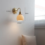 Messing keramische wandlamp - Stralend thuis Amsterdam