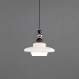 Middeleeuwse stijl glas beige eetkamer hanglamp - Stralend thuis Amsterdam