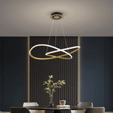 Minimalistische Gouden Cirkel Hanglamp LED hanglamp - Stralend thuis Amsterdam