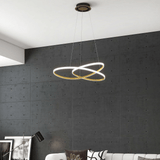 Minimalistische Gouden Cirkel Hanglamp LED hanglamp - Stralend thuis Amsterdam