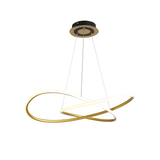 Minimalistische Gouden Cirkel Hanglamp LED hanglamp - Stralend thuis Amsterdam