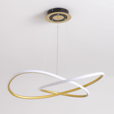 Minimalistische Gouden Cirkel Hanglamp LED hanglamp - Stralend thuis Amsterdam
