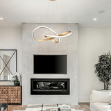 Minimalistische Gouden Cirkel Hanglamp LED hanglamp - Stralend thuis Amsterdam