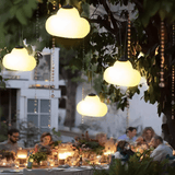 Minori Design LED Hanglamp Cloud Melk Wit Metaal/Acryl Tuin - Stralend thuis Amsterdam