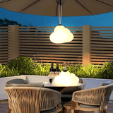 Minori Design LED Hanglamp Cloud Melk Wit Metaal/Acryl Tuin - Stralend thuis Amsterdam