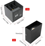 Moderne Aluminium Waterdichte LED Wandlamp Buiten Binnen Gebruik - Stralend thuis Amsterdam