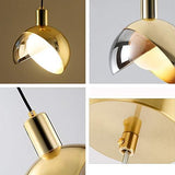 Moderne gouden glazen hanglamp - Stralend thuis Amsterdam