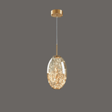 Moderne Grijze Glas Sterrenhemel Hanglamp - Stralend thuis Amsterdam