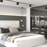 Moderne Hanglamp Glazen Bol 2 - Lichts U - Vormig voor Woonkamer en Slaapkamer - Stralend thuis Amsterdam