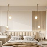 Moderne Hanglamp Glazen Bol 2 - Lichts U - Vormig voor Woonkamer en Slaapkamer - Stralend thuis Amsterdam