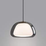 Moderne melkglas gelei hanglamp - Stralend thuis Amsterdam