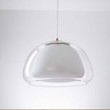 Moderne melkglas gelei hanglamp - Stralend thuis Amsterdam