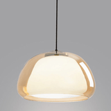 Moderne melkglas gelei hanglamp - Stralend thuis Amsterdam