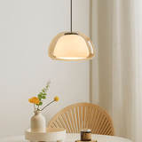 Moderne melkglas gelei hanglamp - Stralend thuis Amsterdam