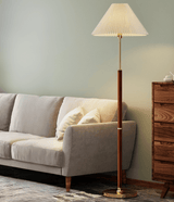 Moderne Rijstpapieren Vloerlamp - Stralend thuis Amsterdam